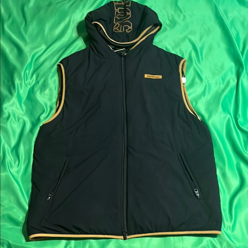 Supra Black and Gold Vest